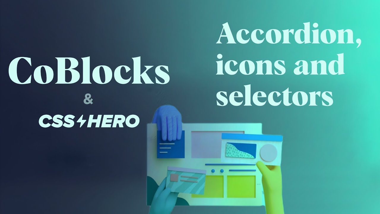 CSS_Hero's tweet card. CoBlocks & CSS Hero: Style an accordion | Add an icon via CSS |...