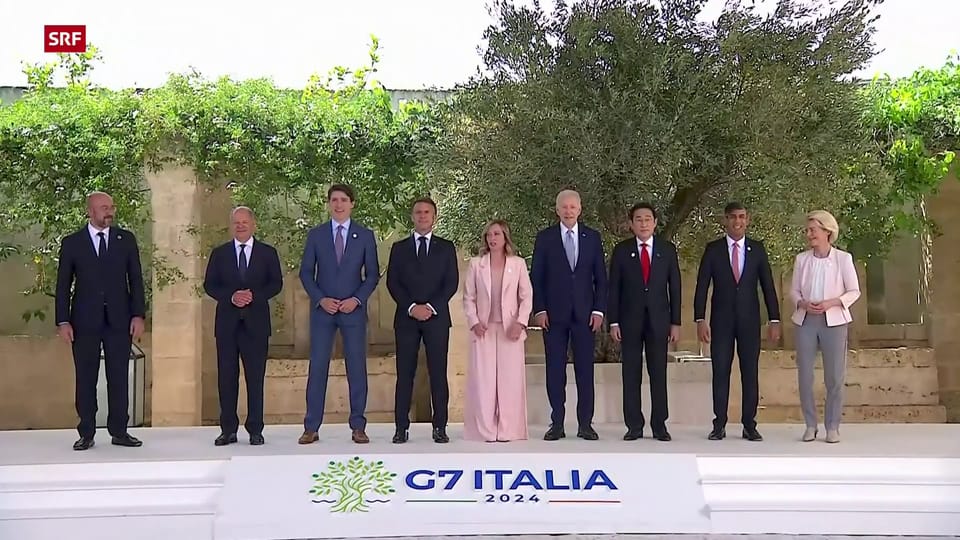 SebRamspeck's tweet card. G7-Gipfel: russische Gelder für Ukraine, UNHCR: weltweite Flüchtlingszahl auf neuem Höchstwert, Leichtathletik-EM Rom: Schweizer Stars sind zurück, Art Basel 2024 zeigt auch: «Unlimited»