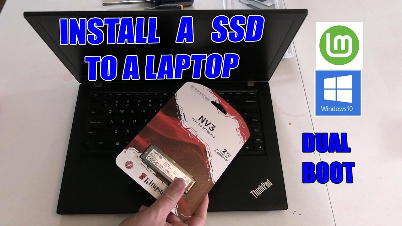 RobbieStrike3's tweet card. How to Upgrade Your SSD and Set Up a Dual Boot (Windows + Linux Mint)...