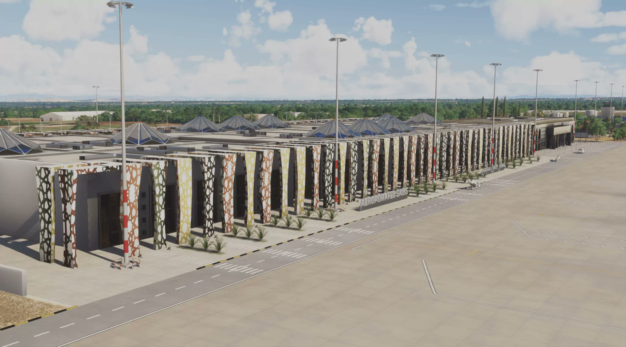 ThresholdXP's tweet card. PerfectSoft Studio has released its rendition of Fès–Saïss Airport (GMFF) for Microsoft Flight Simulator 2024. Located in Morocco, it serves the city of Fez [...] - Threshold: Question the Answers.