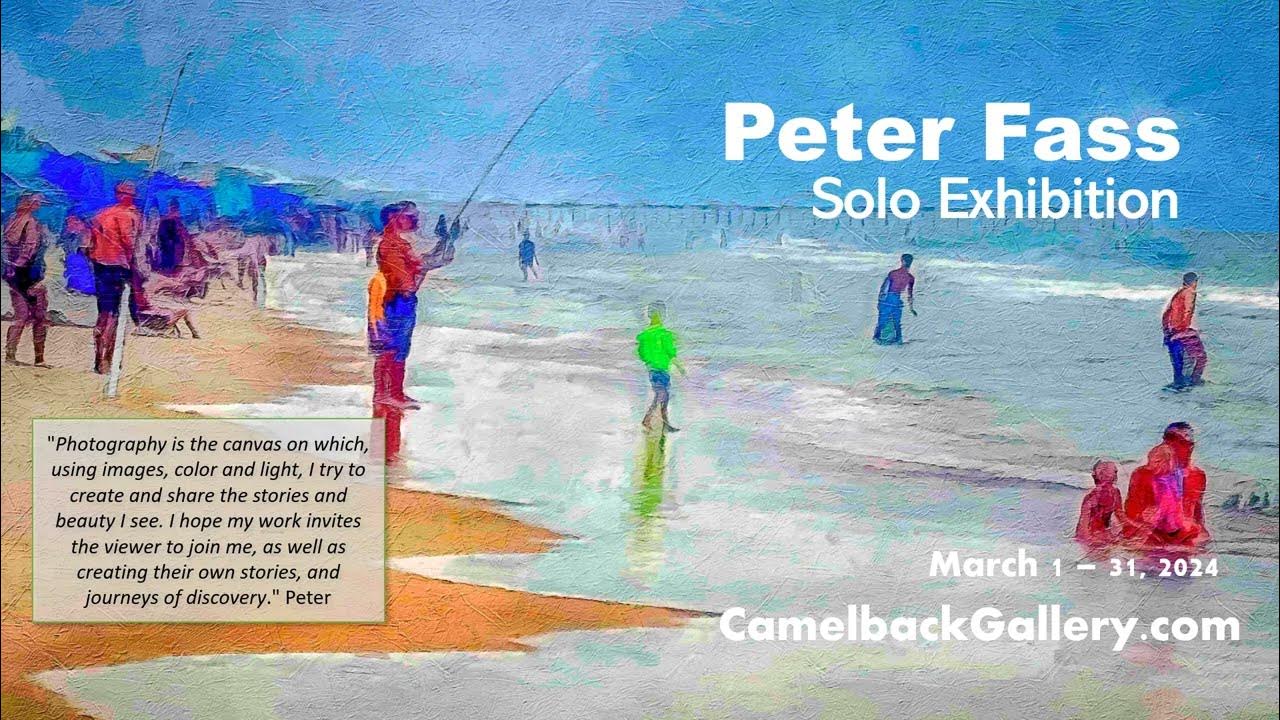 camelback_art's tweet card. Solo Art Exhibition | Peter Fass | Camelback Gallery