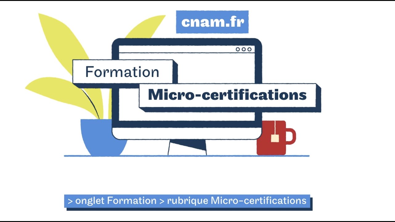 Cnamcentre's tweet card. Les micro-certifications du Cnam