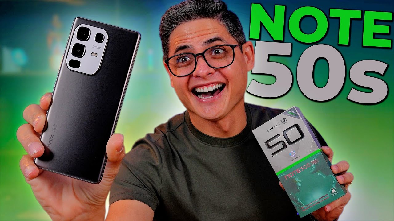 JamoPG's tweet card. CELULAR GAMER! Infinix NOTE 50S 5G PUBG Mobile! Unboxing e Impressões
