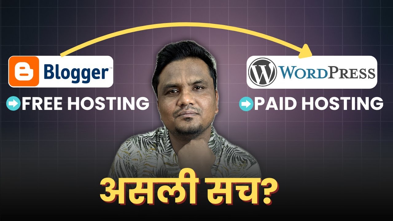 shailesh_no1's tweet card. Free Hosting से Paid Hosting क्यों Move करे 🔥🔥 | Cost of Blogger to...