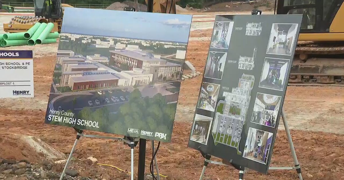 drhafza's tweet card. Lining it up with Earth Day, Henry County Schools broke ground on building a new state-of-the-art STEM high school in Stockbridge.