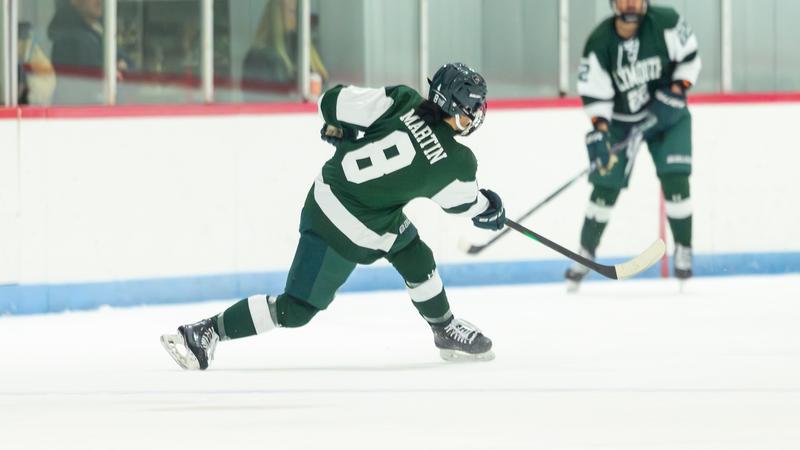 PSUPanthers's tweet card. GORHAM, Maine – Freshman Jorja Moore (Penticton, British Columbia) turned aside 31 shots, but the University of Southern Maine used a pair of third-period goals to push past Plymouth State Universi...