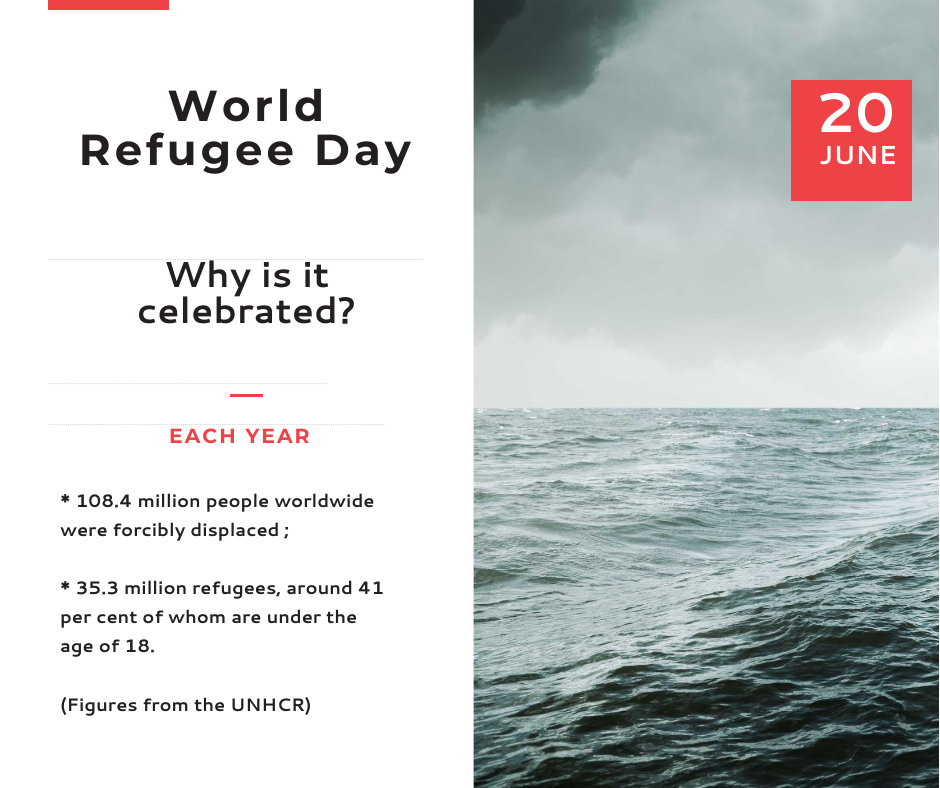 CCastleView's tweet card. Stand with refugees on June 20! World Refugee Day sheds light on the courage and struggles of refugees globally. I am helping in a practical way, and so can you!
