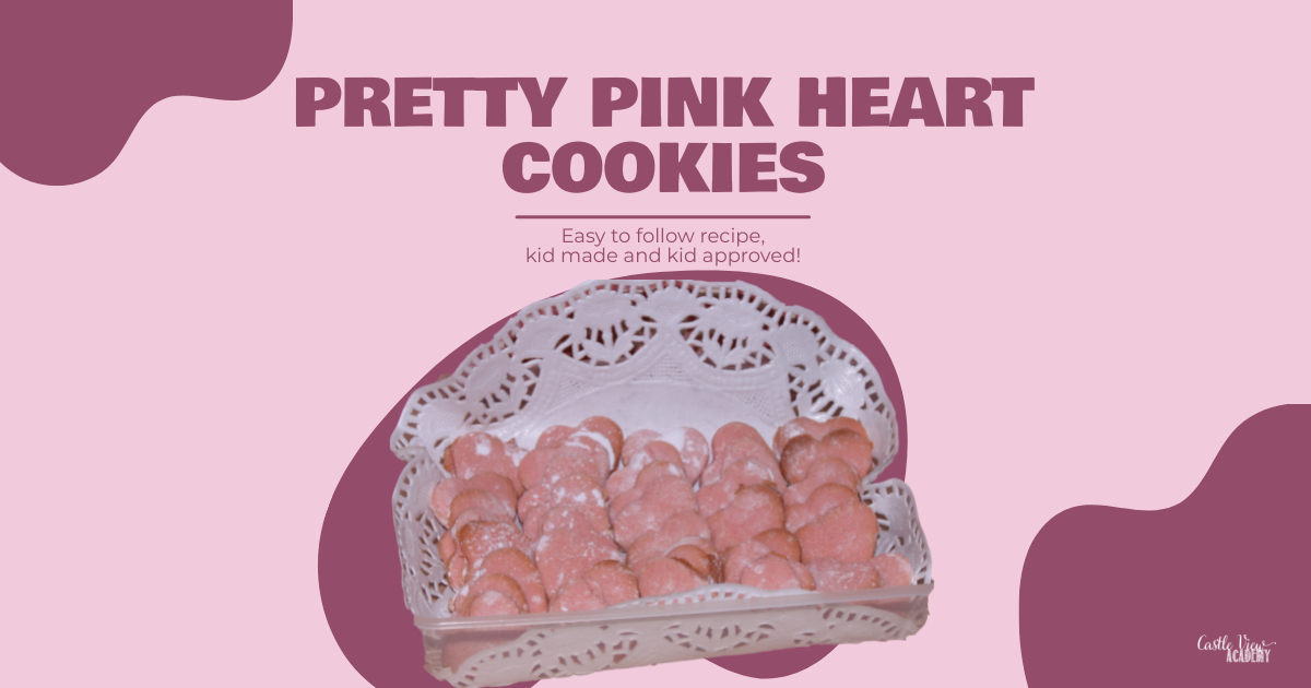 CCastleView's tweet card. 💕I recently unearthed this delightful Pretty Pink Heart Cookies recipe, made by my kids years ago. Perfect for the season of love, these cookies can be shaped and coloured in any way you like!...