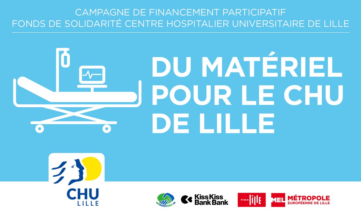 MetropoleLille's tweet card. Soutenez le CHU et les hôpitaux de la métropole lilloise face au covid-19 avec la Métropole européenne et la ville de Lille !