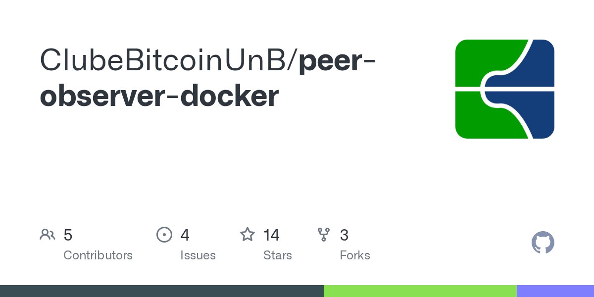 edil_medeiros's tweet card. Contribute to ClubeBitcoinUnB/peer-observer-docker development by creating an account on GitHub.