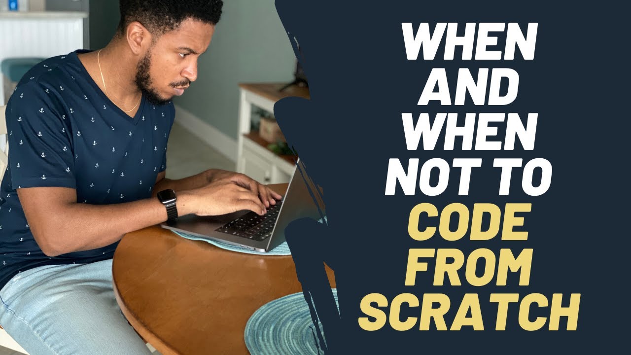 KGcodes's tweet card. When and when not to code from scratch