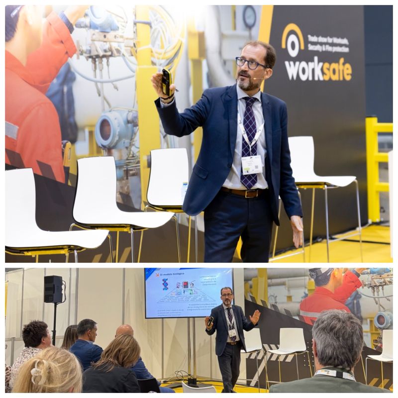 antoniodiazrui7's tweet card. La semana pasada tuve la oportunidad de compartir, en la #worksafe de Barcelona, cómo el análisis del #factorhumano, nos ayuda a ser conscientes de nuestras debilidades competenciales, y cómo podemos...