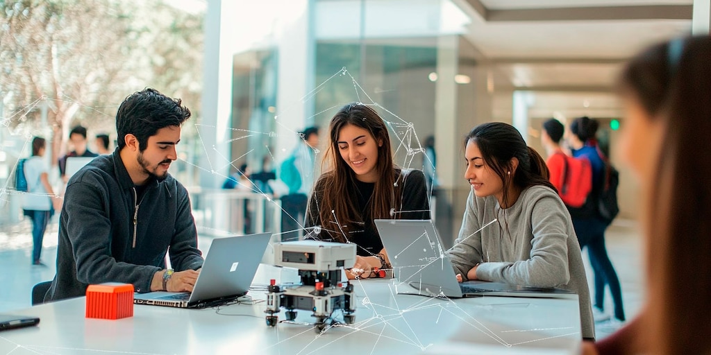 learnhackai's tweet card. La reorganización de los equipos y la reducción de niveles jerárquicos reflejan cómo la inteligencia artificial reconfigura la colaboración, la toma de decisiones y la naturaleza misma del trabajo en...