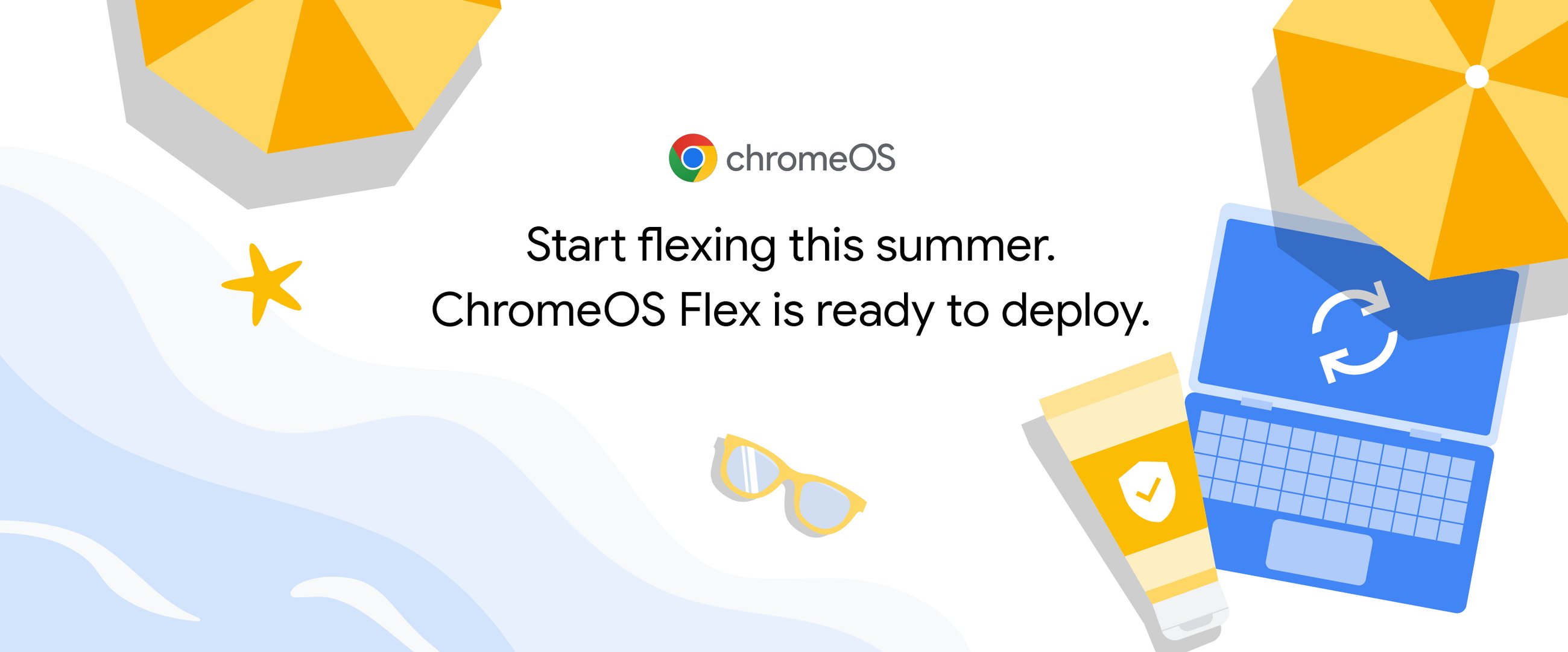 Fonnest's tweet card. Get ready to flex this summer: ChromeOS Flex is now ready to scale broadly to PCs and Macs