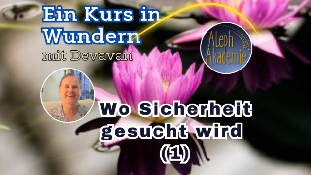 Devavan's tweet card. In dieser Aleph-Session zum neuen Monats-Thema, mit dieser neuen Serie “Sicherheit finden”, teilen wir, was es mit dieser Idee in Bezug auf unser Verständnis über diese essentielle Wahr…