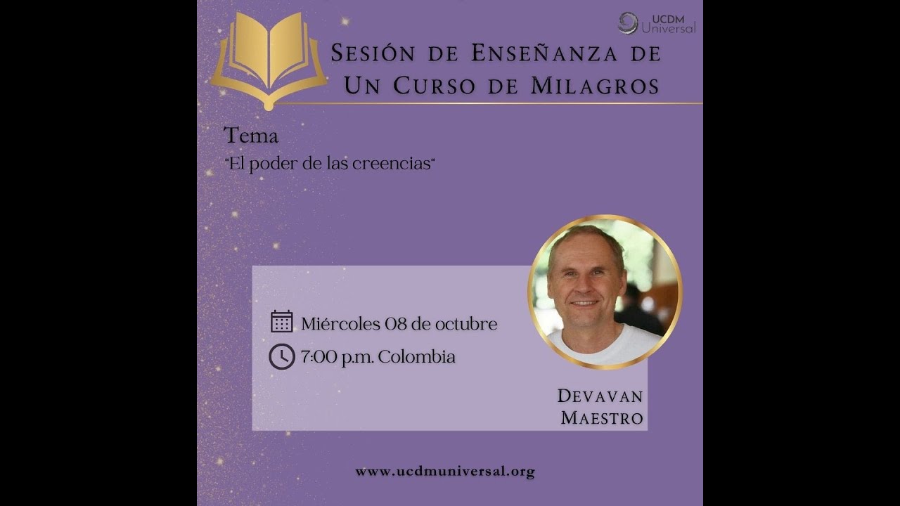 Devavan's tweet card. El Poder de las Creencias -- Sesión con Devaván en UCDM Universal
