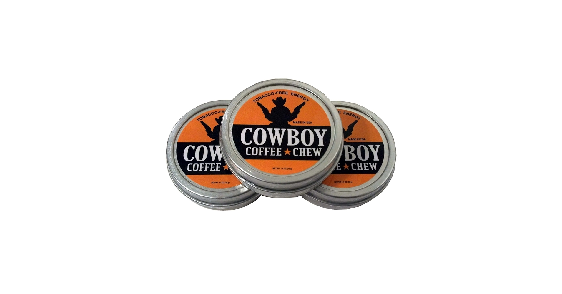 chewcoffeedip's tweet card. Cowboy Coffee Chew (Pack of 3) Quit Chewing Tin Can Non Tobacco Nicotine Smokeless Alternative to Dip Snuff Snus Leaf