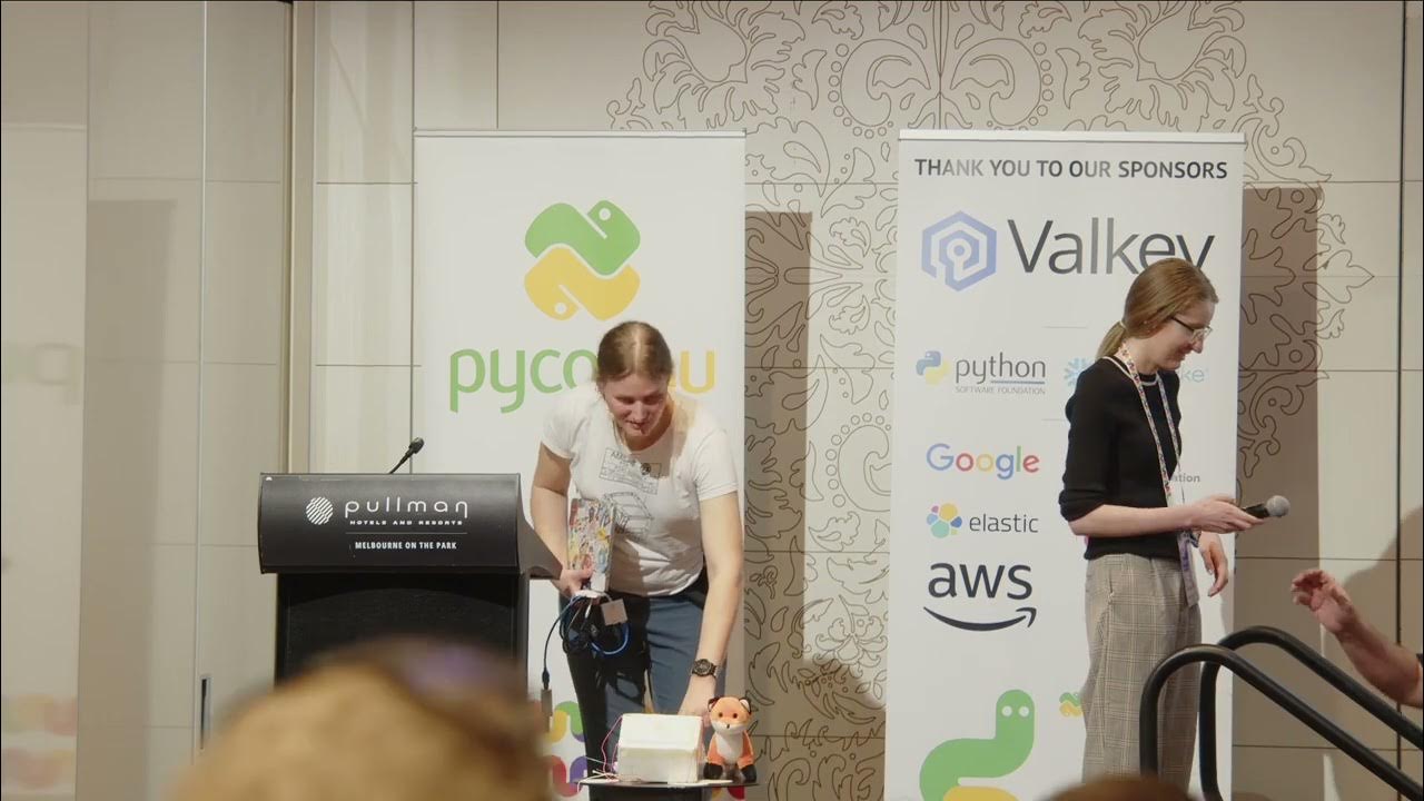 nextdayvideo's tweet card. Scientific Python Track Closing