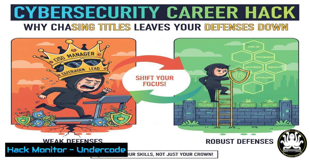 UndercodeUpdate's tweet card. The Cybersecurity Career Hack: Why Chasing Titles Leaves Your Defenses Down - "Undercode Testing": Monitor hackers like a pro. Get real-time updates,