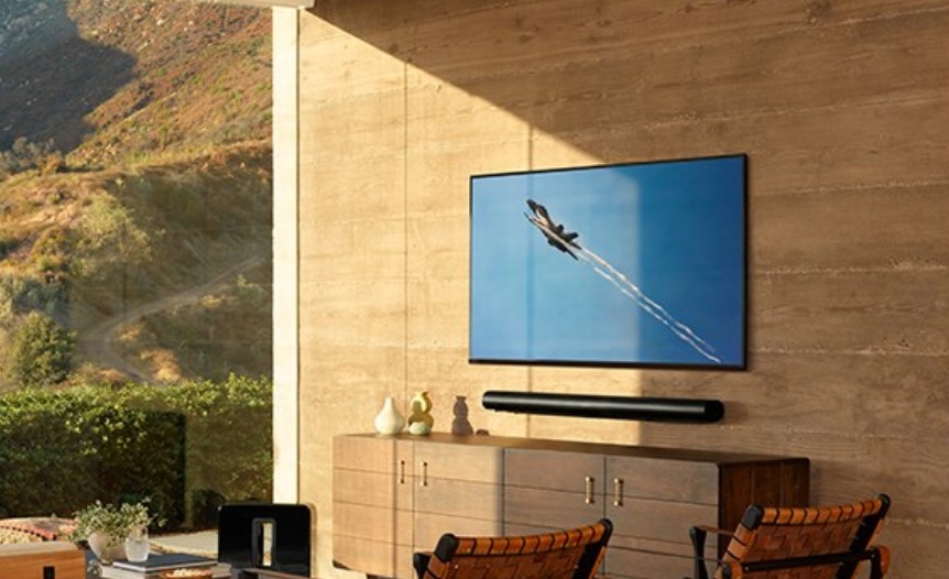 TritaTech's tweet card. Primo ascolto con la nuova soundbar del produttore californiano, la prima provvista di supporto Dolby Atmos