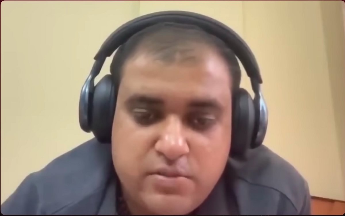 vishvajeet95's tweet card. Atul Subhas on his last video before his sucide