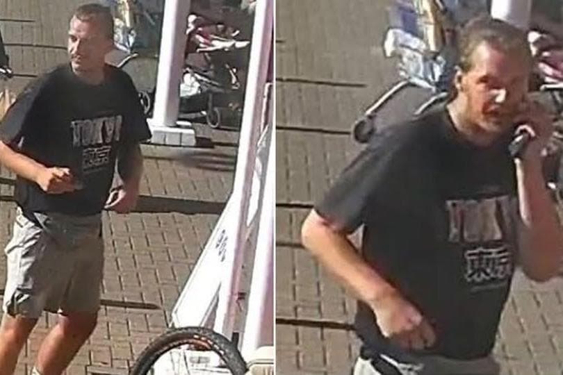 Kettering_Local's tweet card. CCTV images of a man who police officers would like to identify have been released after an ATM was kicked and damaged at a Kettering superstore.