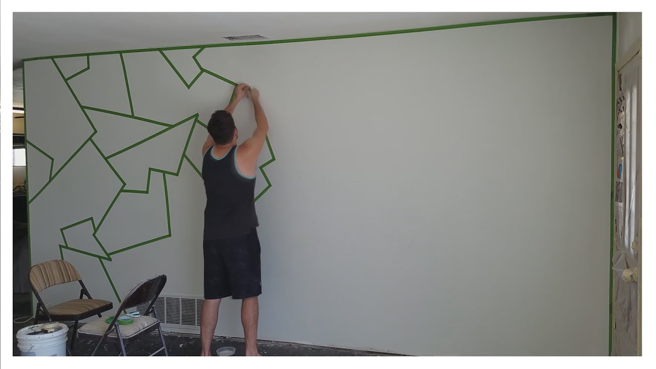 JANDRESTAR's tweet card. How to Paint "ALMOST PERFECT" Line Patterns on Your Wall! (EASY)