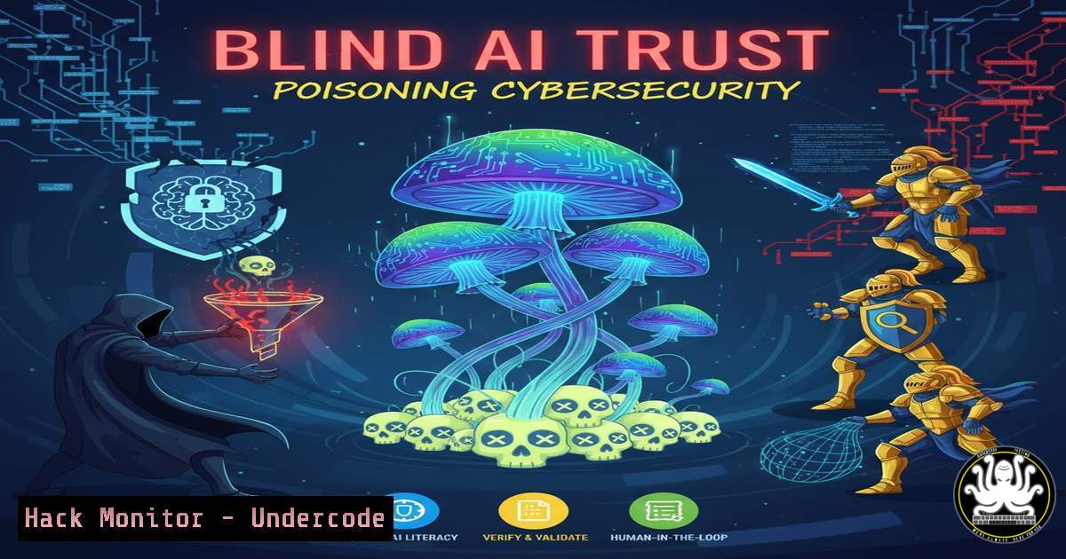 UndercodeUpdate's tweet card. The Peril of Digital Mushrooms: Why Blind AI Trust is Poisoning Cybersecurity and How to Fight Back - "Undercode Testing": Monitor hackers like a pro. Get