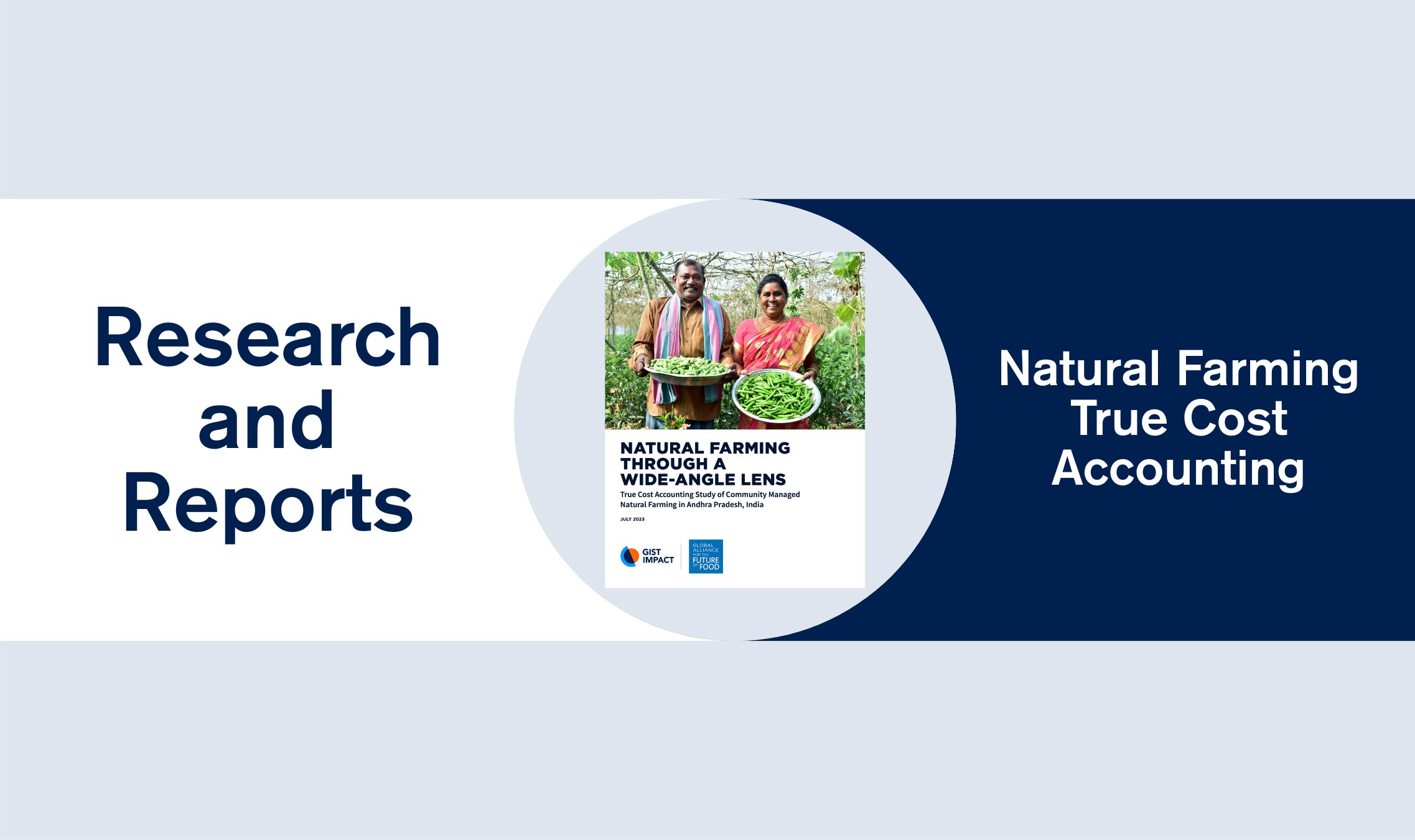 KeithAgoada's tweet card. GIST Impact and the Global Alliance for the Future of Food have launched a new report, Natural Farming Through a Wide-Angle Lens - a first-of-its-kind study comparing the economic, social and health...