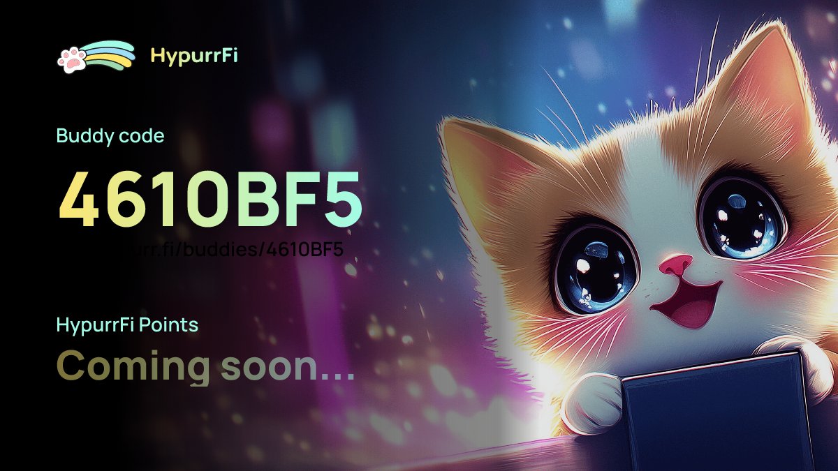 erikfiga's tweet card. HypurrFi is a lending market on Hyperliquid's HyperEVM supporting both pooled and isolated markets