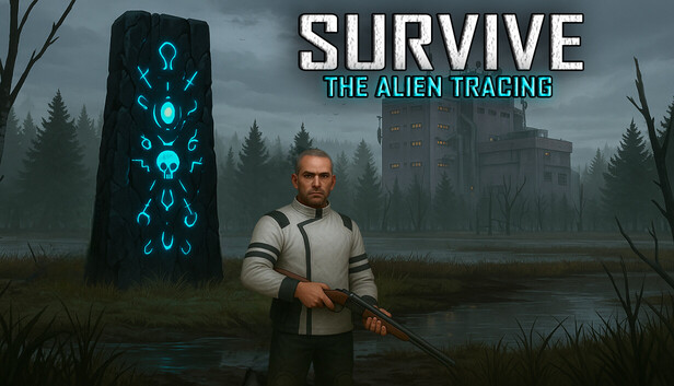 Stf_Productions's tweet card. A survival game where you uncover the mystery of the alien civilization "The Fallen of Elun". Navigate a dark world, solve complex puzzles, face hostile creatures, and use many weapons to survive...