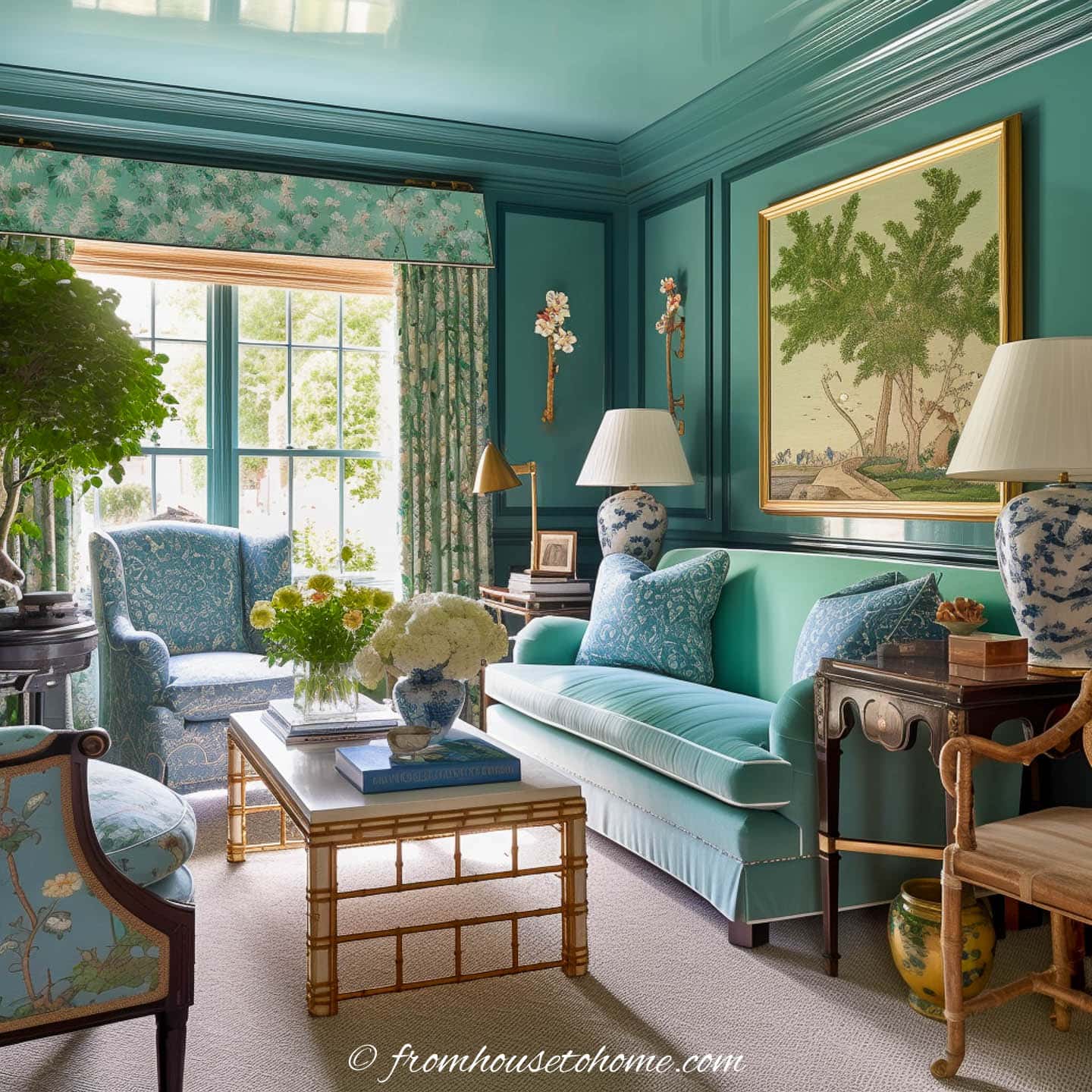 fromh2hdesign's tweet card. Learn how to transform your room by mastering the 60 30 10 rule, the easiest interior design principle for creating a balanced color scheme.