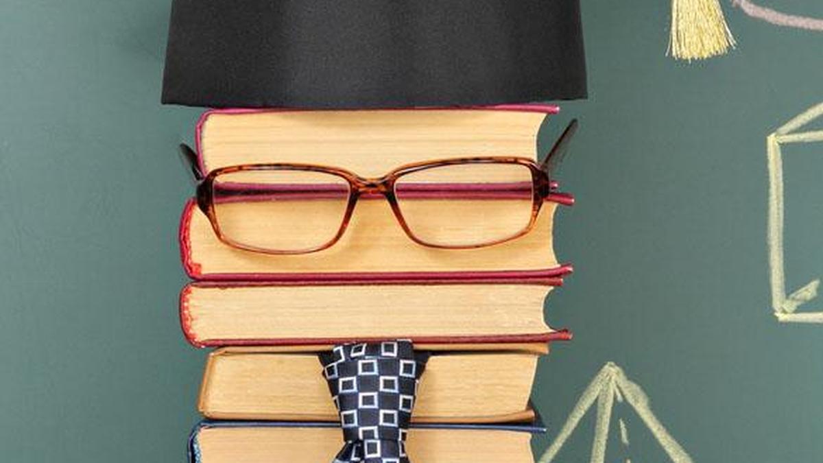 the_hindu's tweet card. Explore the crisis in academia, where teaching's essence is lost amid bureaucracy, demanding roles, and a transactional education system.