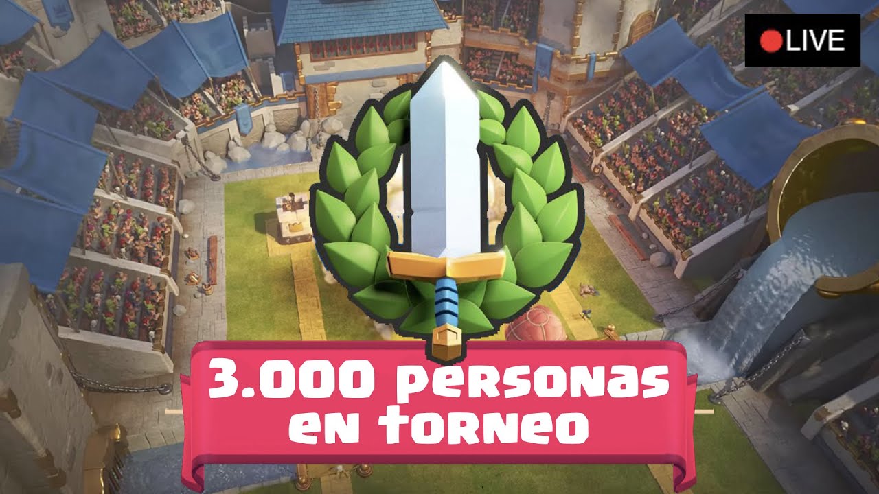 Alvaro845's tweet card. ¡¡EPIC TORNEO CON 3.000 PERSONAS EN DIRECTO!!! | Clash Royale con...
