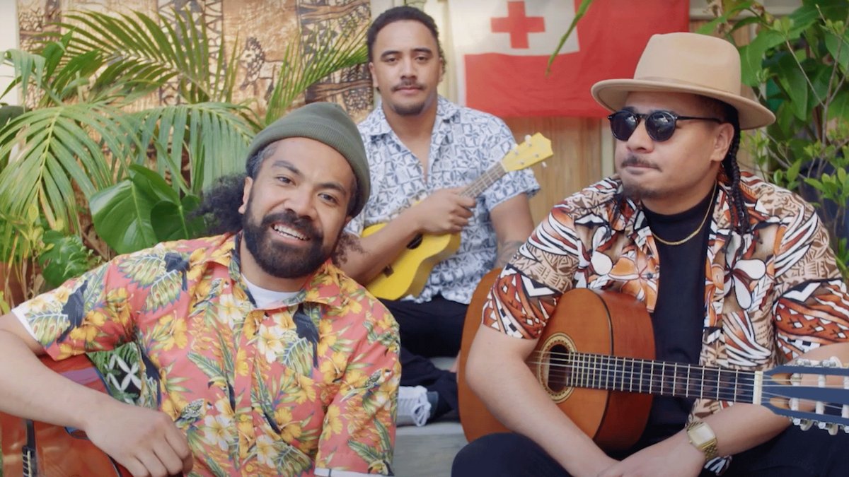 TheCoconetTV's tweet card. The 'Island Vibes' boys sing classic Tongan song, 'Taio.' Composed by Siotame Mataele, this song was dedicated to his fellow Tongan troops stationed in the Solomon Islands during World War II.