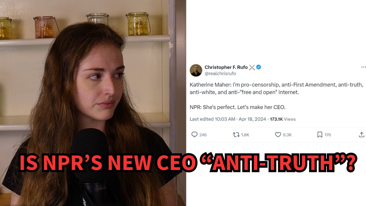 molly0xFFF's tweet card. Is NPR's new CEO "anti-truth"?
