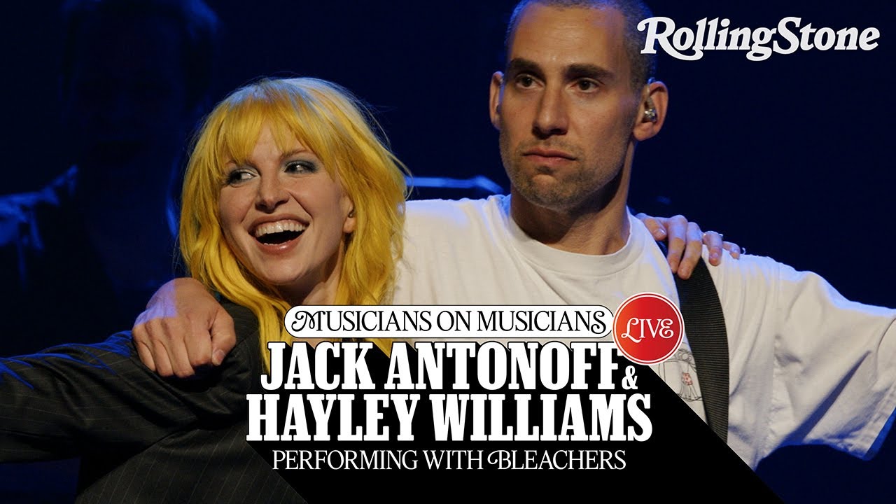 freaksnerds's tweet card. Jack Antonoff & Hayley Williams (with Bleachers) Full Performance |...