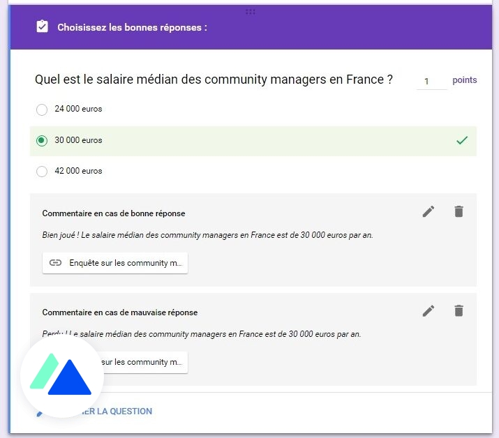 Spitak's tweet card. Sommaire Exemple de quiz avec Google FormsComment créer un quiz sur Google FormsLes options des quiz Google Forms Les mauvaises langues diront que Google arrive souvent après la bataille : Google+...