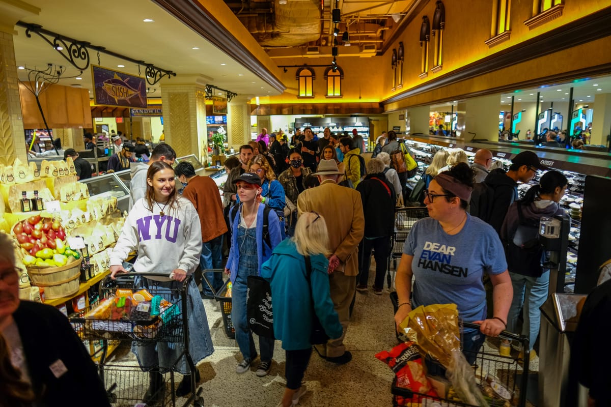 TPproblems's tweet card. Stick to grocery shopping.