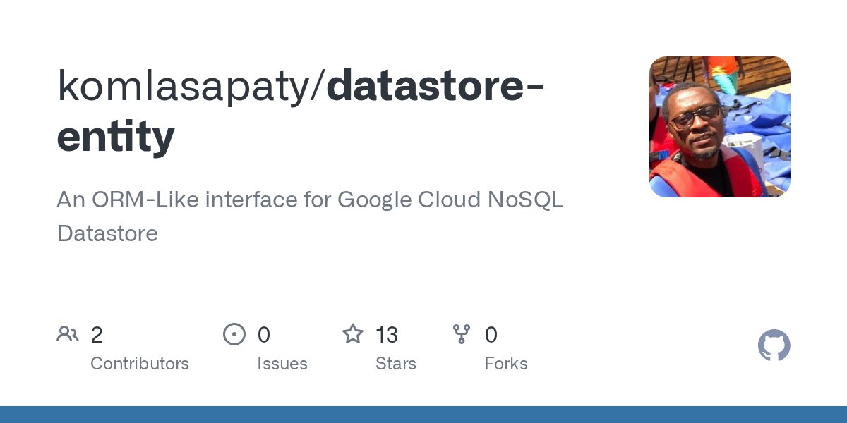 aloudcloudblog's tweet card. An ORM-Like interface for Google Cloud NoSQL Datastore - komlasapaty/datastore-entity