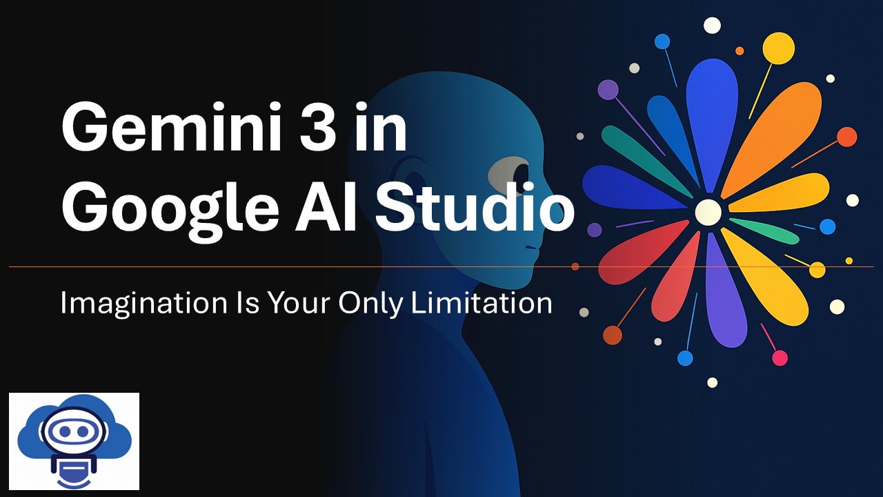 InfoLBsocial's tweet card. See how to build 4 apps in 15 minutes using Gemini 3. From a Chess game to an AI Agent that generates video, learn how to use Google AI Studio's new build features.