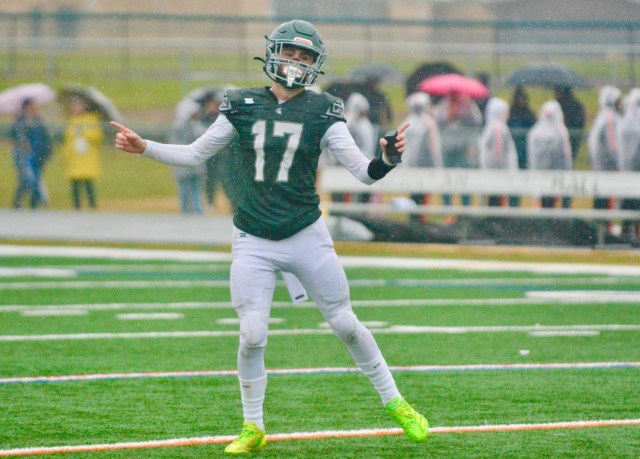 Fish4scores's tweet card. Matt James booted a career-high 40-yard field goal with two seconds remaining to give the Spartans a 16-13 victory at Nottingham.