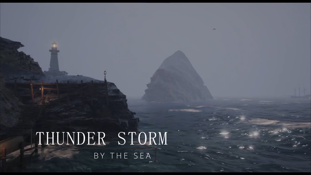 ArtStrongArts's tweet card. Ambient Collection of Stormy Rainy ASMRs for Sleep Aid, Study, and...