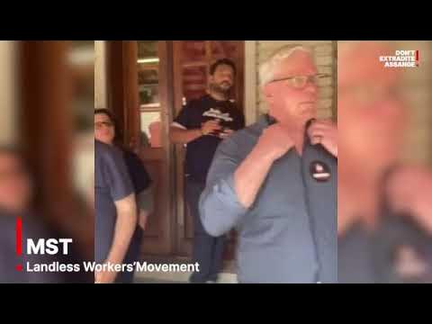 MyAgedHelp's tweet card. Brazil Shows Support For Julian Assange