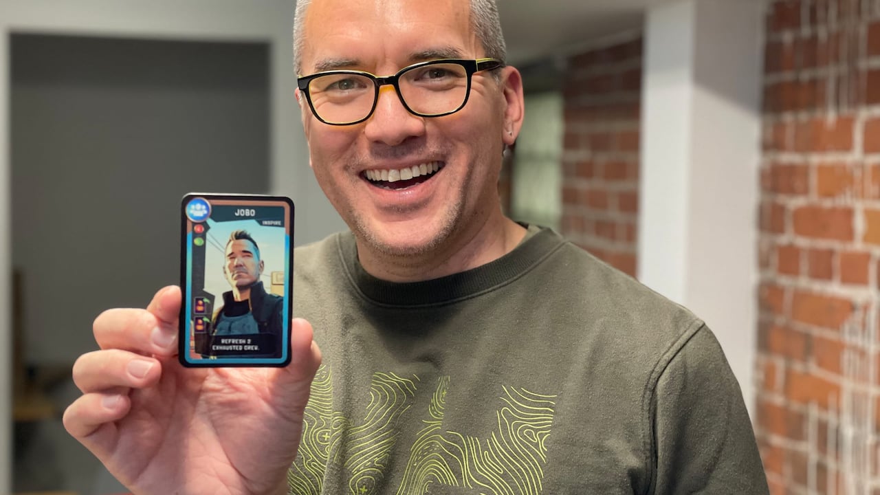 twostoryrobot's tweet card. B.C. company puts all its employees in a board game for Christmas