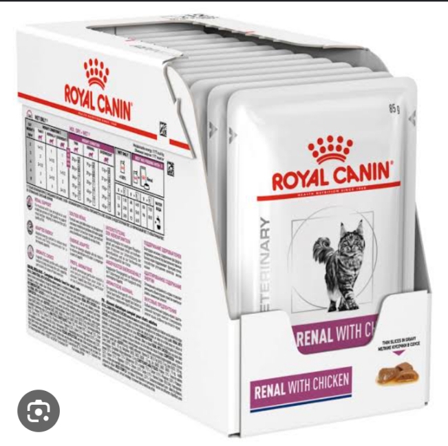 shujibhuji's tweet card. Royal Canin Pack of 6 Renal With Chicken Jelly Pouches 85 gram each Wet Cat Food Sachet