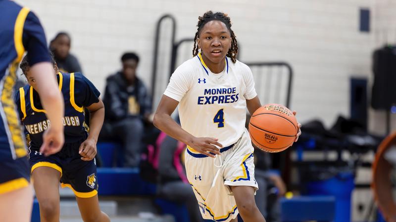 MonroeExpress's tweet card. The nationally ranked No. 10 Monroe University – Bronx women's basketball team continued its undefeated run in the region by topping Dutchess Community College, 67-44, At Monroe Athletic Complex on...