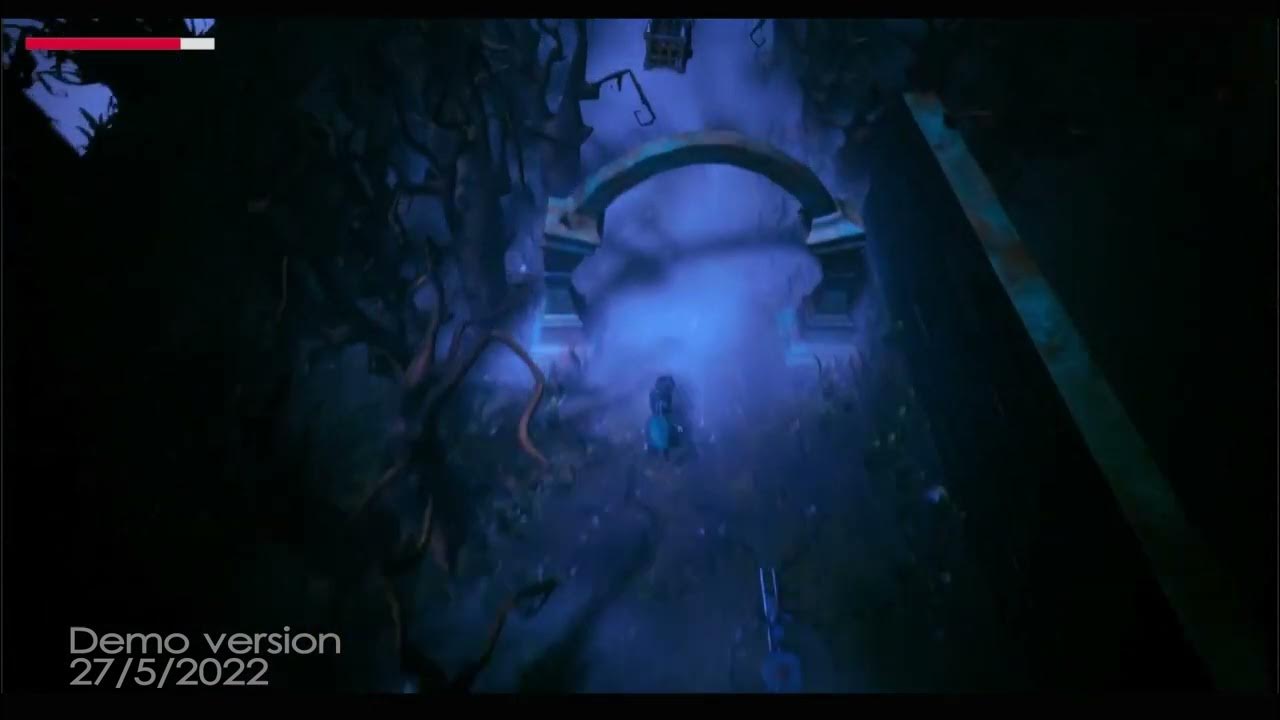 d1v1d3's tweet card. game demo video