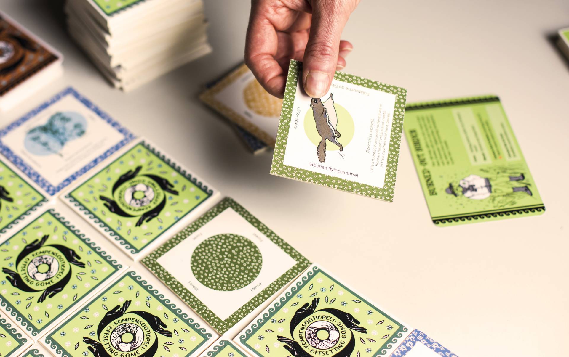 yhys_ry's tweet card. We develop biodiversity offsetting practices together with diverse actors and stakeholders by making a card game of biodiversity offsetting.