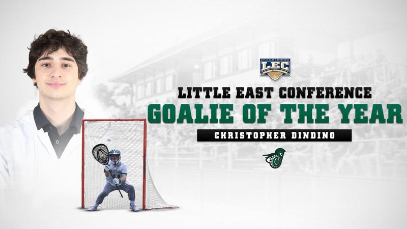 CastletonMLax's tweet card. PROVIDENCE, R.I. – Following a stellar debut season for the Castleton University men's lacrosse program, Spartan goalie Christopher Dindino has been named the Little East Conference's Goalie of the...